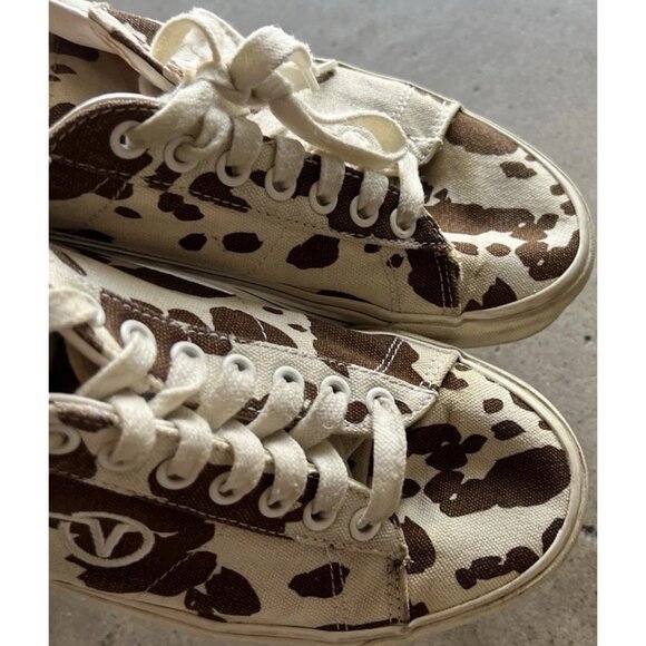 Vans Sid DX Anaheim Factory free range Cow Print Canvas Shoes Mens 8 Women’s 9.5 - Picture 8 of 16